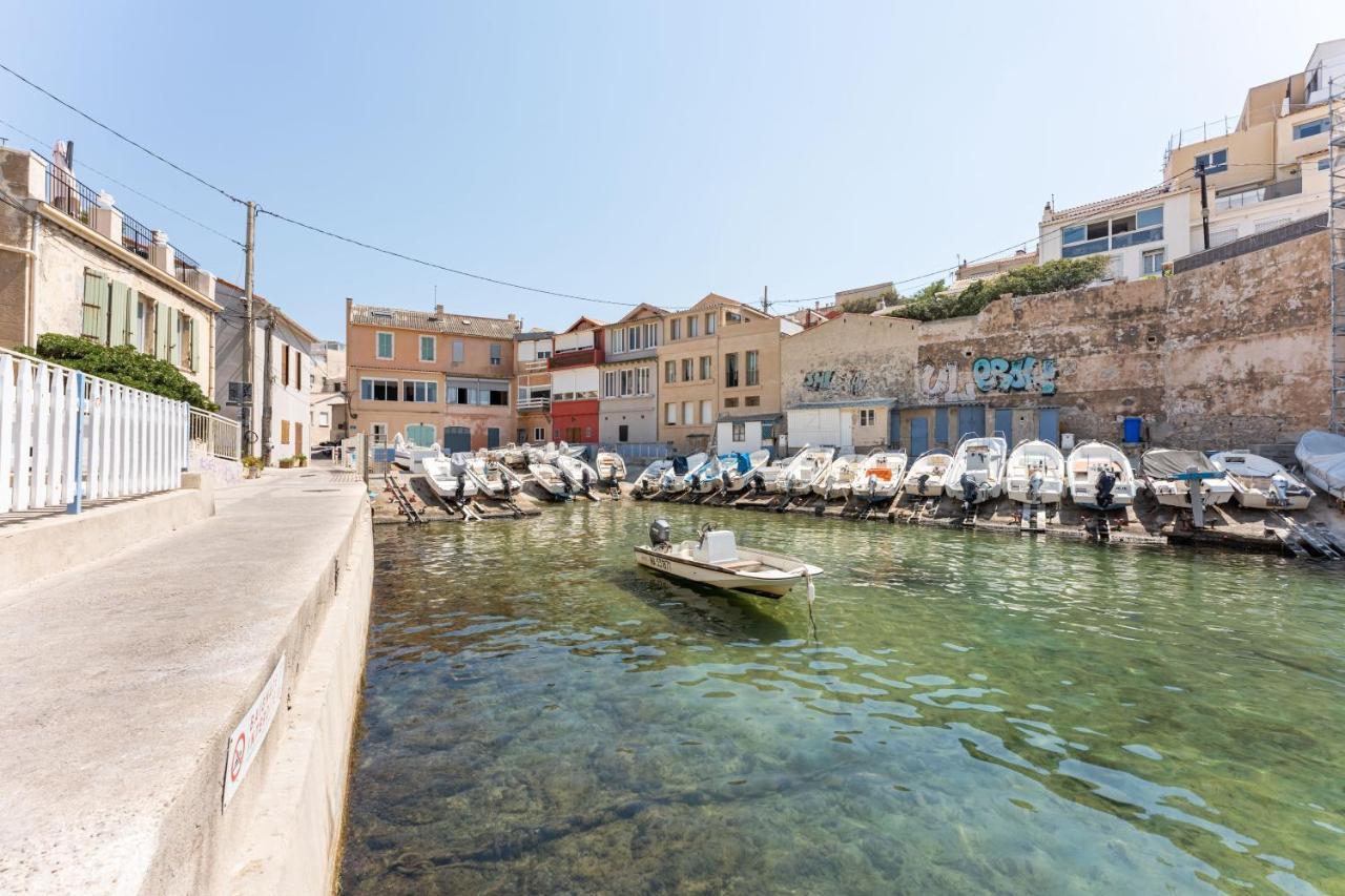 A LA CALANQUE - Jolie Maison en bord de mer Marseille Eksteriør bilde