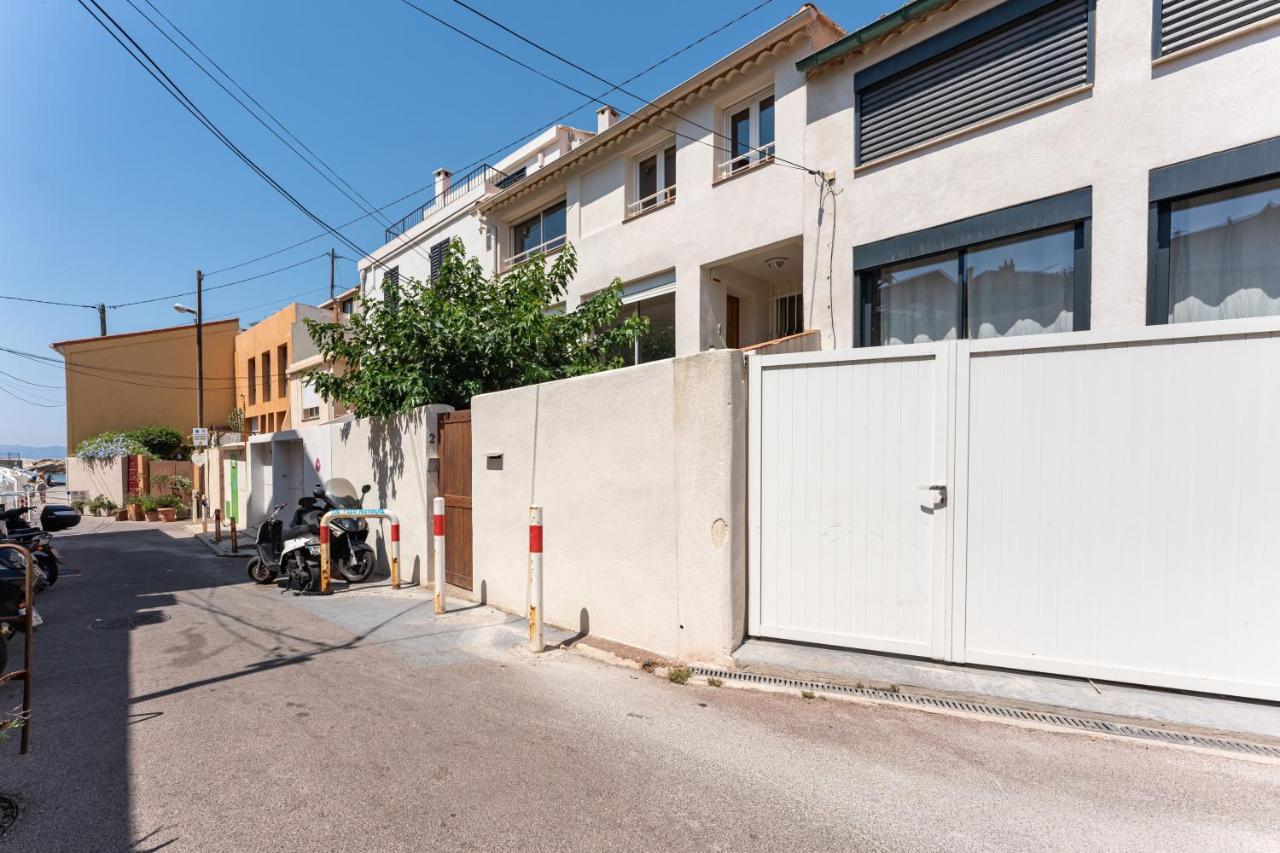 A LA CALANQUE - Jolie Maison en bord de mer Marseille Eksteriør bilde